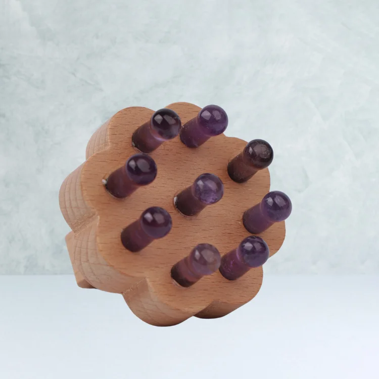 Amethyst Head Scalp Massage Tool